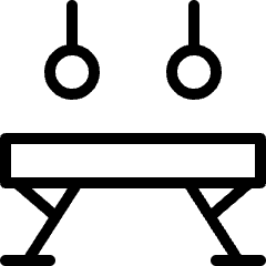 Gymnastics Acrobatic Icon from Ultimate Light Set