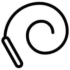 Gymnastics Rhythmic Ribbon Icon from Ultimate Light Set