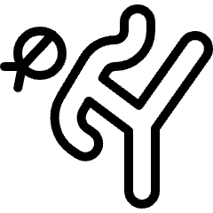 Martial Arts Karate Icon from Ultimate Light Set