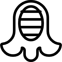 Martial Arts Mask Helmet Icon from Ultimate Light Set