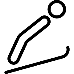 Ski Jumping Icon from Ultimate Light Set