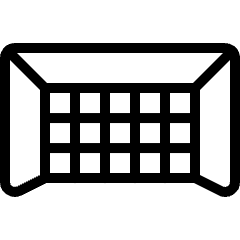 Soccer Goal Net Icon from Ultimate Light Set