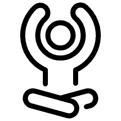 Yoga Arms Stretch Icon from Ultimate Light Set