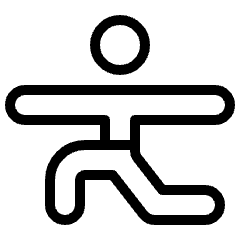 Yoga Shoulder Stretch Icon from Ultimate Light Set