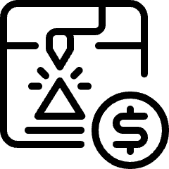 3 D Print Cash Icon from Ultimate Light Set