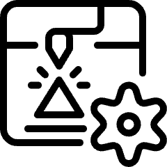 3 D Print Settings Icon from Ultimate Light Set