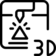 3 D Print Triangle 1 Icon from Ultimate Light Set