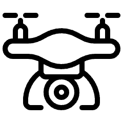 Drone Camera Icon from Ultimate Light Set
