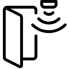 Smart House Open Door Icon from Ultimate Light Set