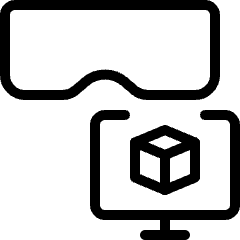 Vr Monitor Box Icon from Ultimate Light Set