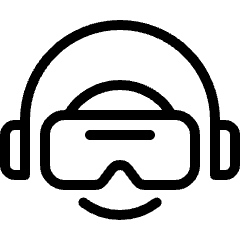 Vr User Headphones Icon from Ultimate Light Set