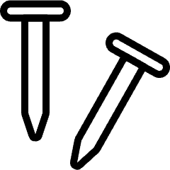 Hardware Nails Icon from Ultimate Light Set