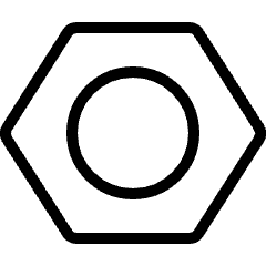 Hardware Nut Icon from Ultimate Light Set