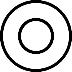 Hardware Nut Round Icon from Ultimate Light Set