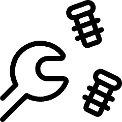 Hardware Wrench Screw Icon from Ultimate Light Set