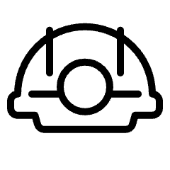 Safety Helmet Mine Icon from Ultimate Light Set