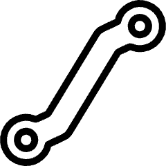 Tools Crescent Double Icon from Ultimate Light Set