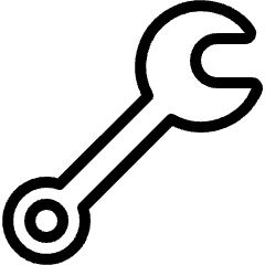 Tools Wrench 2 Icon from Ultimate Light Set