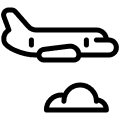 Aircraft Plane 1 Icon from Ultimate Light Set