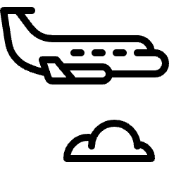 Aircraft Plane Icon from Ultimate Light Set