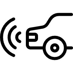 Auto Pilot Car Sound Warning Icon from Ultimate Light Set