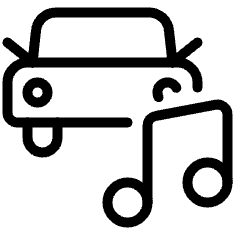 Car Actions Music 1 Icon from Ultimate Light Set