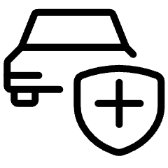 Car Actions Shield Icon from Ultimate Light Set