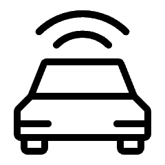 Car Actions Wifi Icon from Ultimate Light Set