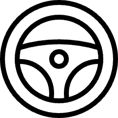 Car Dashboard Steering Icon from Ultimate Light Set