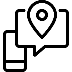 Navigation Smartphone Message Icon from Ultimate Light Set