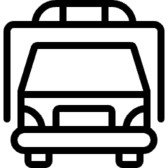 Public Service Ambulance Icon from Ultimate Light Set