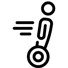 Segway Person Icon from Ultimate Light Set