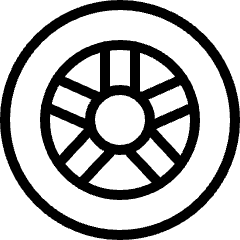 Car Tool Steering Wheel Icon from Ultimate Light Set