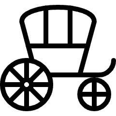 Vintage Car Carriage Icon from Ultimate Light Set