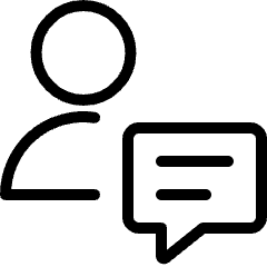 Single Neutral Actions Chat Icon from Ultimate Light Set