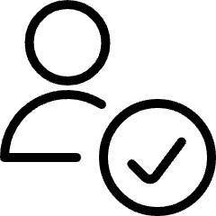 Single Neutral Actions Check 1 Icon from Ultimate Light Set