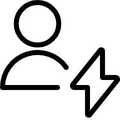 Single Neutral Actions Flash Icon from Ultimate Light Set