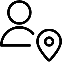 Single Neutral Actions Location Icon from Ultimate Light Set