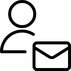 Single Neutral Actions Mail Icon from Ultimate Light Set