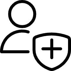 Single Neutral Actions Shield Icon from Ultimate Light Set