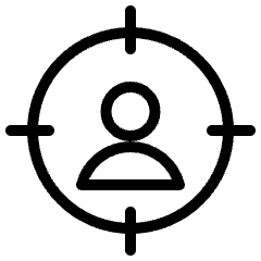 Single Neutral Aim Icon from Ultimate Light Set