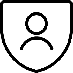 Single Neutral Shield Icon from Ultimate Light Set