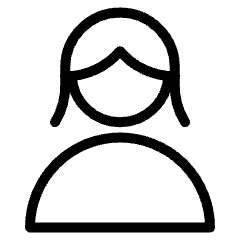 Single Woman Half Icon from Ultimate Light Set