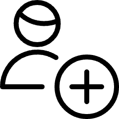 Single Man Actions Add Icon from Ultimate Light Set