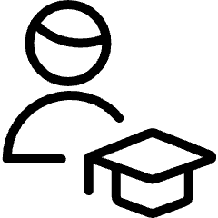 Single Man Actions Graduate Icon from Ultimate Light Set