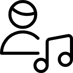 Single Man Actions Music Icon from Ultimate Light Set