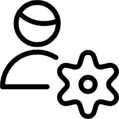 Single Man Actions Setting Icon from Ultimate Light Set