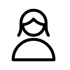 Single Woman Actions Icon from Ultimate Light Set