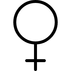 Gender Female Icon from Ultimate Light Set