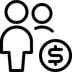 Multiple Actions Money Icon from Ultimate Light Set